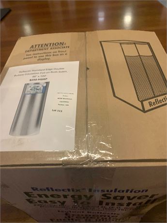 Reflectix Standard Edge Double Bubble Insulation Foil Measuring 48" x 100'