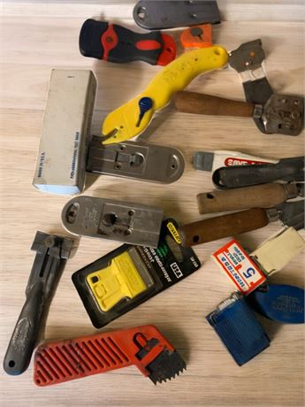 Razor Scraper Tool Lot