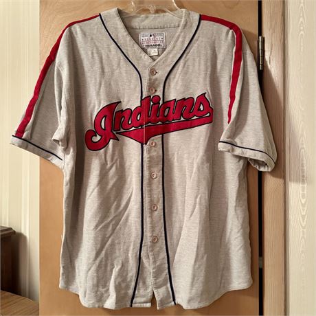 Mirage Cleveland Indians Soft Knit Script Jersey - Size XL