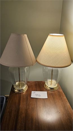 Clear Glass Lamps