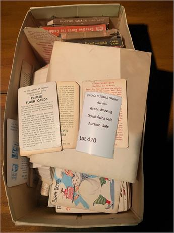 Vintage Card Game Lot