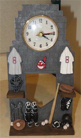 Cleveland Indians Clock