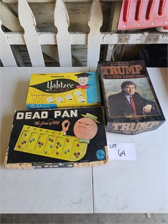 Board Games- Yahtzee, Trump & More