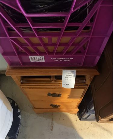 BNC-Male Coaxial Cables, Wooden Nightstand Lot