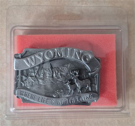 Siskiyu Wyoming Belt Buckle