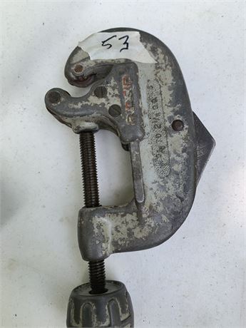 Vintage Pipe Tubing Cutter By Ridgid 5/8- 2 1/2