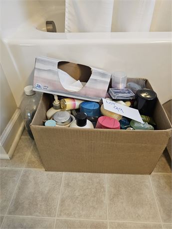 Box Of Shampoo. Conditioner, Hand Cream & Much More