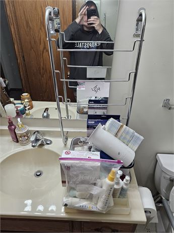 Bathroom- Towel Rack, Shower Curtain, Health & Beauty & More