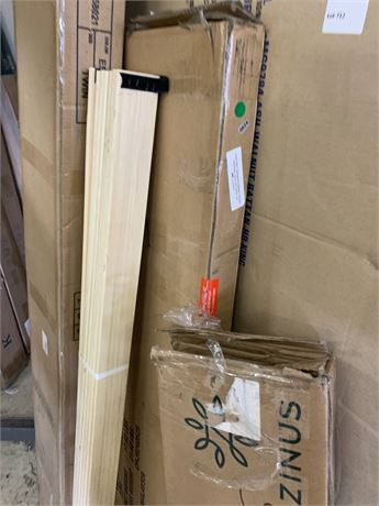 Braxton, Castle Place, Zinus Headboard Lot of 7 Boxes