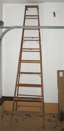 10' Wood Step Ladder