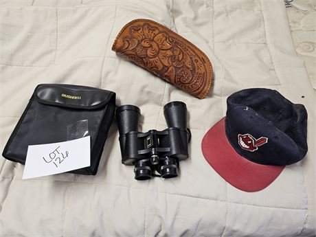 Bushnell Binoculars / Leather Men's Travel Case & More