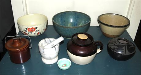 Mixed Pottery, Etc