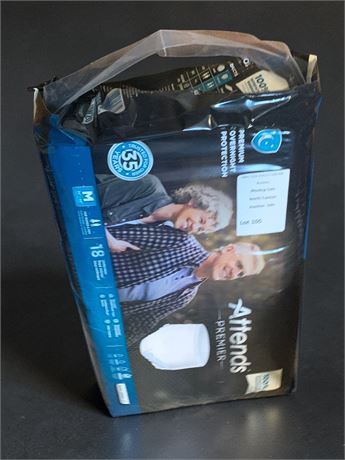 Attends Premier Adult Incontinence Briefs (Size M)