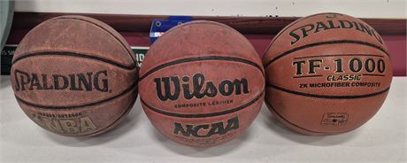 Three Basketballs
