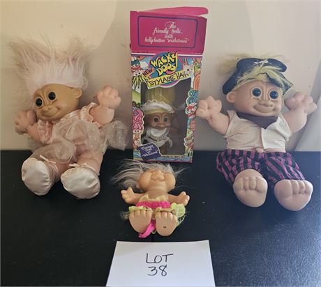 Vintage Russ Troll Dolls & More