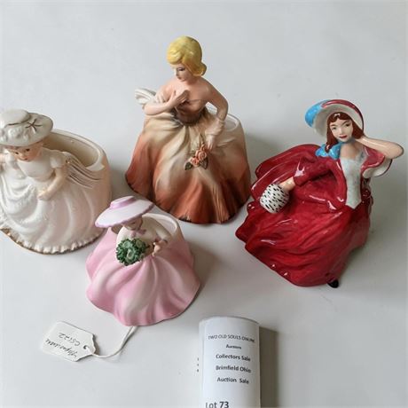 Porcelain Figurines/Planters - Royal Doulton Autumn Breezes #HN1934, Napcoware