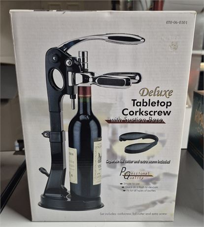 Deluxe Tabletop Corkscrew