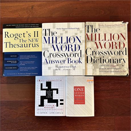 Thesaurus and Crossword Reference Books