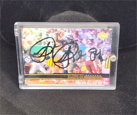 Shannon Sharpe Autographed Upper Deck Card