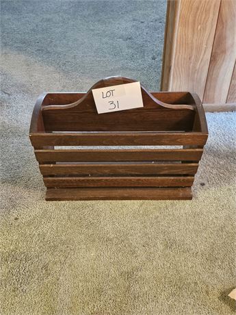 Wood Newspaper/ Magazine Rack