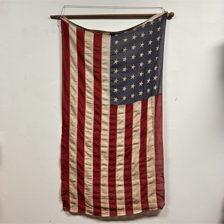 Vintage 48 Star American Flag