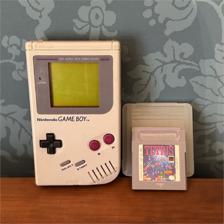 Original Nintendo Game Boy and Tetris Game