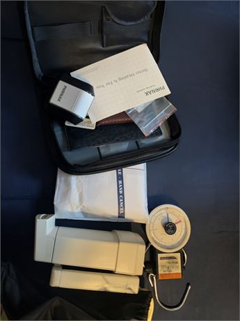 Travelon Stop & Lock Luggage Scale/tape Measure & Phonak Hearing Aid Cleaner