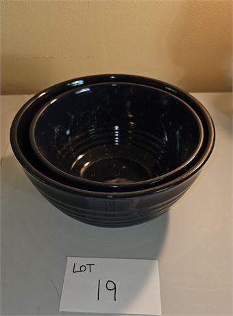 Dark Blue Home Trends Mixing Bowls