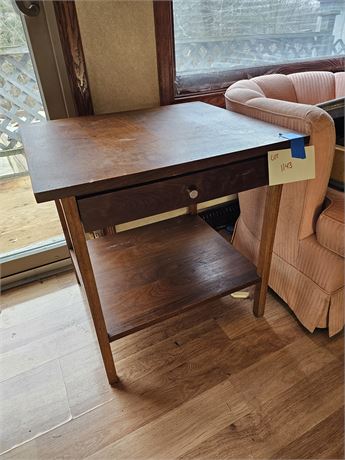 Vintage Lane Wood End Table