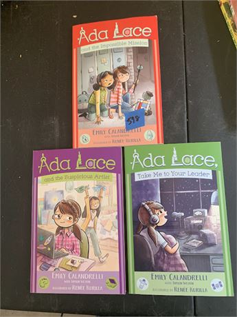 Ada Lace Book Lot of 3 Take Me To Your Leader