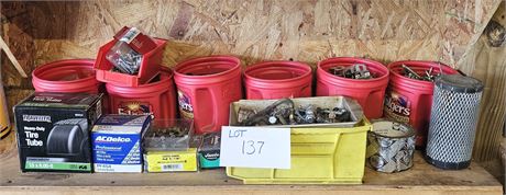 Mixed Hardware- Nuts, Bolts, Screws & More