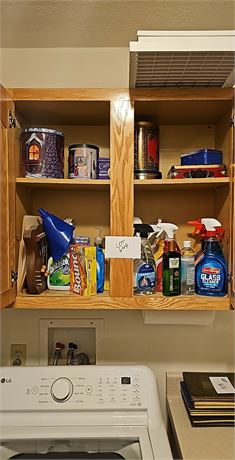 Cupboard Cleanout- Chemicals, Cleaners & More