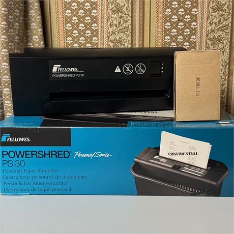 Fellowes Powershred PS 30 Document Shredder