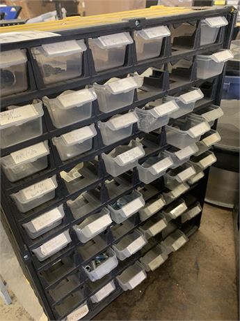 Plastic Parts Organizer Storage W/Hardware