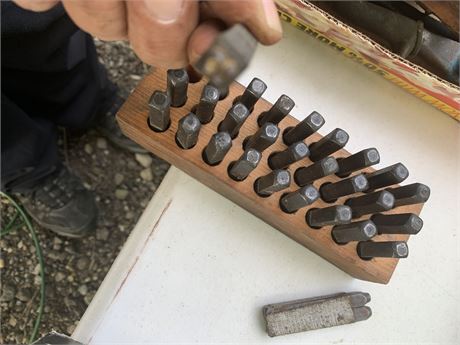 Steel Stamp Set A-Z Machine Made 3/16 " Letters GA-238