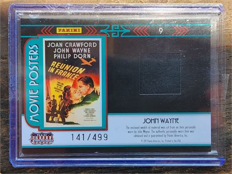 John Wayne Swatch Card