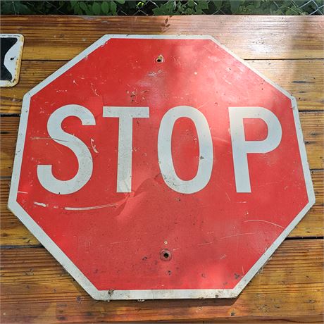 Metal STOP Sign