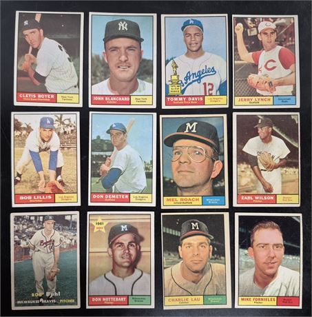 1961 Topps Baseball Cards