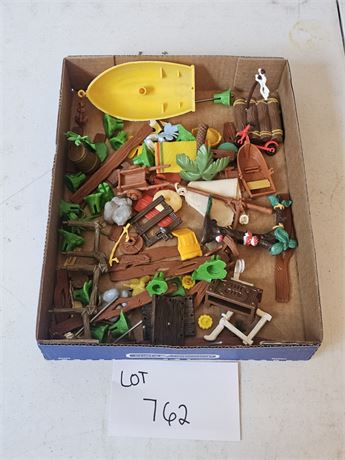 Vintage Peyo Mixed Pieces & Parts for Smurfs - Building, Accessories