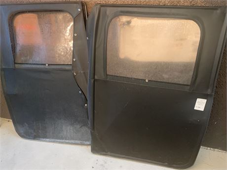 Jeep CJ7 or YJ Aftermarket Soft Door For Half-Doors Jeeps - Lot of 2
