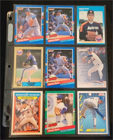 Nolan Ryan Sleeve of Cards