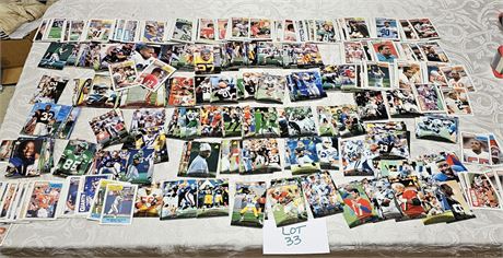 Mixed Football Card Lot- Pinnacle, Upper Deck & More 1990's Era