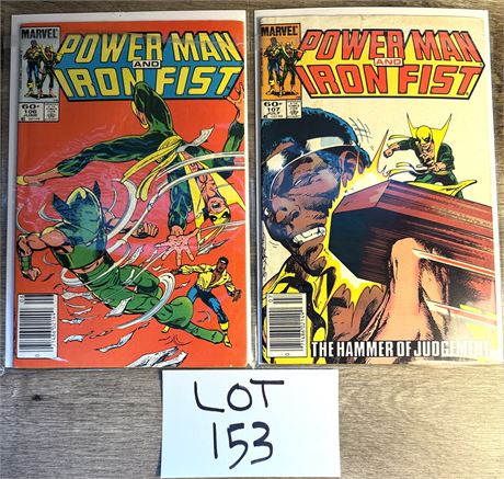 Power Man & Iron Fist Comic Book Lot of 2
