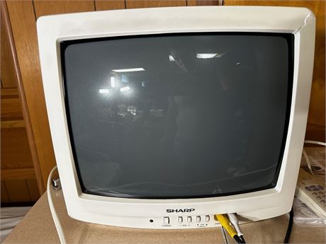 Vintage Sharp Colored TV Model 13N-M150B