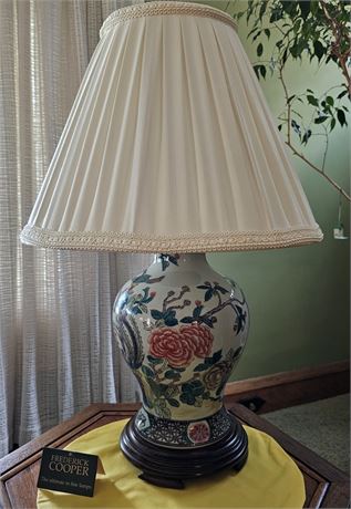 Elegant Frederick Cooper~Asian Style Porcelain Table Lamp