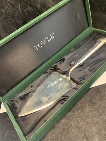 Silver-Plated Copenhagen Pie Or Cake Server By Towle