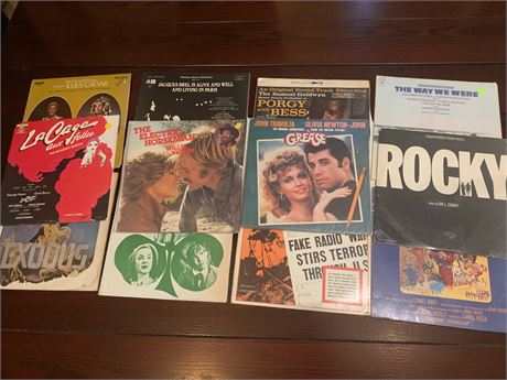 Album Soundtracks - Rocky, Julius Caesar, The Way We Were, Grease & More