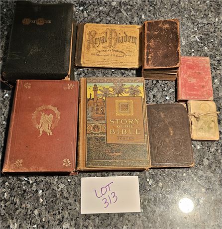 Antique 1850's Bible / Late 1800's Bible & Religious Text