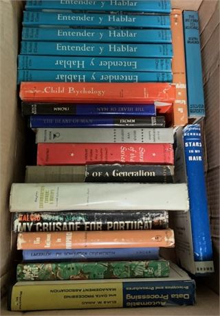 Vintage Book Lot - Stars In My Hair, The Heart of Man & More