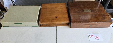Mixed Wood Box Lot
